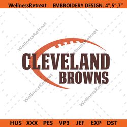 Cleveland Browns logo Embroidery Design, Cleveland Browns Symbol Embroidery files