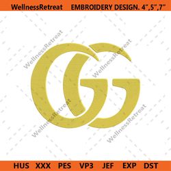 Gucci Brand Symbol Logo Embroidery Instant Download