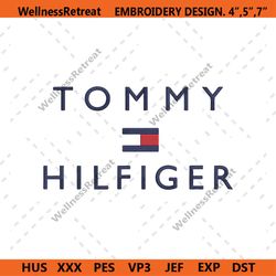 Tommy Hilfiger Basic Brand Logo Embroidery Instant Download
