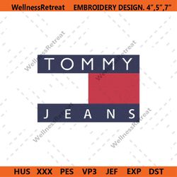 Tommy Jeans Logo Embroidery Download File