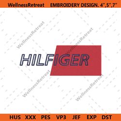 Tommy Hilfiger Outlines Italics Logo Embroidery Download File