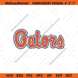 Florida Gators Football Logo Embroidery, Florida Gators Design File