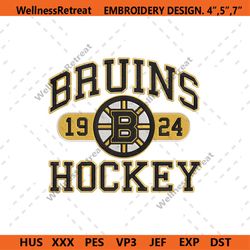 Boston Bruins Hockey Logo Embroidery Design, Boston Bruins Hockey NHL Embroidery
