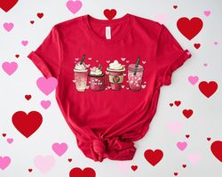 Womens Valentines Day Sweatshirt, Valentine Coffee Sweatshirt, Womens Valentines Day Sweater, Valentines Day Shirt