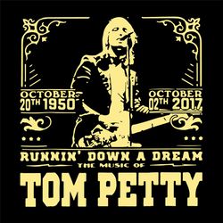 vintage tom petty svg, trending svg, country music svg, country music singer svg, tom music svg, down a dream svg, octob