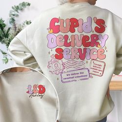 Cupid's Delivery Service Shirt, Labor And Delivery Nurse Valentine Sweatshirt, Valentine LD Nurse Gift