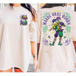 Mardi Gras Queen Comfort Colors Shirt, Vintage Mardi Gras, Mardi Gras shirt, Mardi Gras 2024