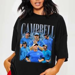 intage Dan Campbell Classic 90s Graphic Tee, American Football tshirt, Football Vintage Shirt, Football Fan Tee