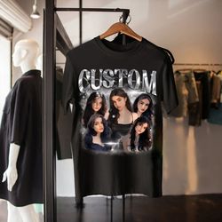 Custom Girlfriend T-Shirt, Shirt With Girlfriend Face, Custom Photo Vintage T Shirts, Custom Your Own Picture Idea