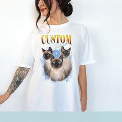 Custom Vintage Pet Shirt Pet Photo Name Custom Dog Shirt Personalized Dog Shirt Custom Dog T Shirts
