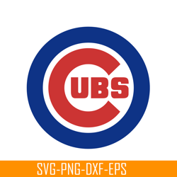 Chicago Cubs Logo SVG PNG DXF EPS AI, Major League Baseball SVG, MLB Lovers SVG MLB30112357
