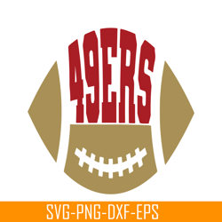 San Francisco 49ers Yellow Ball SVG PNG DXF EPS, Football Team SVG, NFL Lovers SVG NFL2291123185
