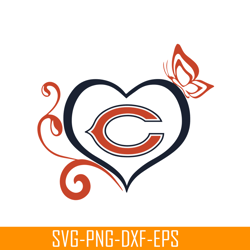 Love For Chicago Bears SVG PNG EPS, National Football League SVG, NFL Lover SVG