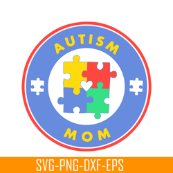 Autism Mom Colorful Logo SVG, Starbucks SVG, Starbucks Logo SVG STB108122304