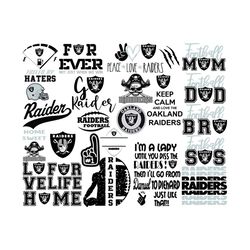Las Vegas Raiders Logo Bundle Svg, Sport Svg, Las Vegas Raiders, Raiders Svg, Raiders NFL Svg, Raiders Lovers Svg, Raide