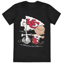 Charlie Brown Snoopy Kansas City Chiefs Shirt