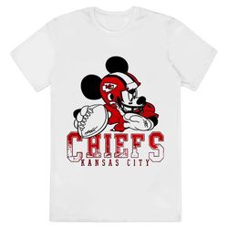 Official Mickey Mouse Playing Kansas City Chiefs Disney Inspired