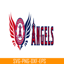 Los Angeles Angels Special Logo SVG, Major League Baseball SVG, MLB Lovers SVG MLB011223101