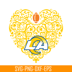 LA Rams Heart SVG PNG EPS , Football Team SVG, NFL Lovers SVG NFL229112326