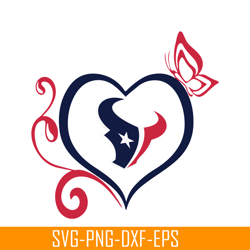 Houston Texans Big Heart SVG PNG DXF EPS, Football Team SVG, NFL Lovers SVG NFL230112376
