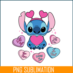 Stitch Love PNG