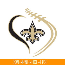 The New Orleans Saints Logo SVG PNG DXF EPS, Football Team SVG, NFL Lovers SVG