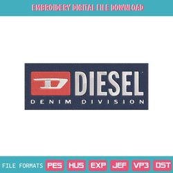 Diesel Denim Division Logo Embroidery Design Download File