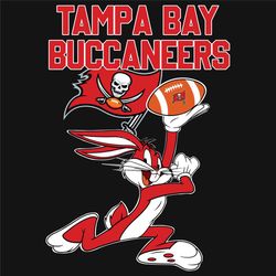 Tampa Bay Buccaneers Football Bunny Svg, Sport Svg, Red Bunny Svg, Tampa Bay Flag Svg, Buccaneers Football Team, Buccane