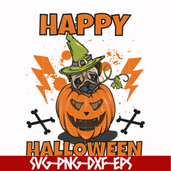 Happy halloween svg, png, dxf, eps digital file HLW17072010