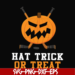 Hat trick or treat svg, halloween svg, png, dxf, eps digital file HLW1707207