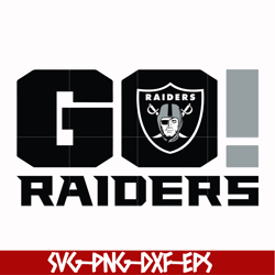 Go Raiders svg, Nfl svg, png, dxf, eps digital file NFL18102019L