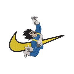 Nike x Vegeta Anime Dragon Ball Embroidery Design File