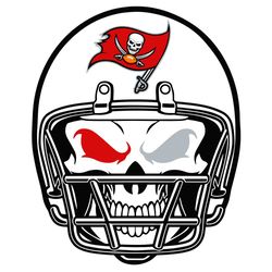Tampa Bay Buccaneers Skull Helmet Svg, Sport Svg, Skull Svg, Helmet Svg, Buccaneers Logo Svg, NFL Svg, Tampa Bay Svg, Bu
