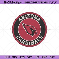 Arizona Cardinals Embroidery files, NFL Embroidery Files, Cardinals Embroidery file