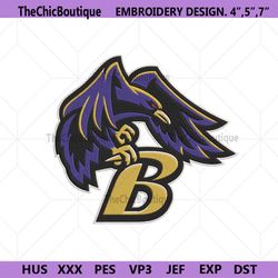 Baltimore Ravens logo NFL Embroidery, Baltimore Ravens Embroidery Download File
