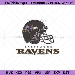 Baltimore Ravens helmet Embroidery Download File, Baltimore Ravens helmets Embroidery