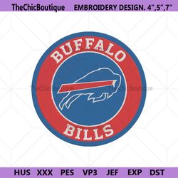 Buffalo Bills Embroidery Design, Bills football Embroidery design