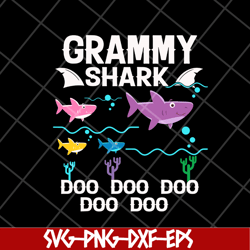 Grammy Shark Mothers Day svg, Mother's day svg, eps, png, dxf digital file MTD04042127
