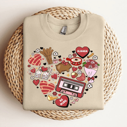 Conchas Valentine Png, Mexican Valentine png, Cafecito y Chisme Valentine's Day PNG, Concha Valentine's Day Png