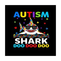 Autism Shark Doo Doo Doo Svg, Autism Svg, Autism Shark Svg, Autistic Svg, Autistic Shark Svg, Autism Awareness Svg, Auti