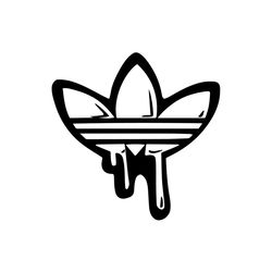 Adidas Logo Dripping Svg