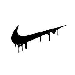 Nike Logo Dripping Trending Svg