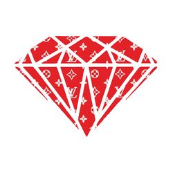 Lv Red Diamond Logo Svg