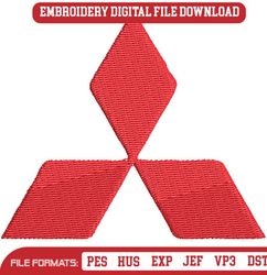 Mitsubishi Logo Embroidery Download File Logo Car Download Design