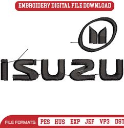 Isuzu Logo Embroidery File Logo Car Embroidery Design