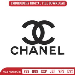 Chanel Logo High Fashion Embroidery Design Download