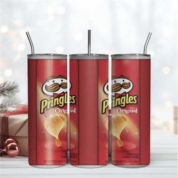 Pringles Original Straight 20Oz Tumbler Wrap Sublimation Design, Brand Tumbler Wrap Design