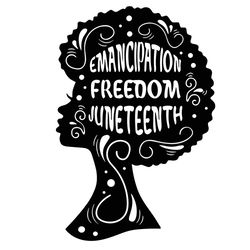 Emancipation Freedom Juneteenth Svg, Juneteenth Svg, Black Girl Svg, Black Queen Svg, Melanin Svg, Freedom Svg, Emancipa