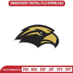 Southern Miss Golden Eagles NCAA Embroidery Design File