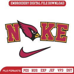 Nike Logo Swoosh Arizona Cardinals Embroidery Design Download